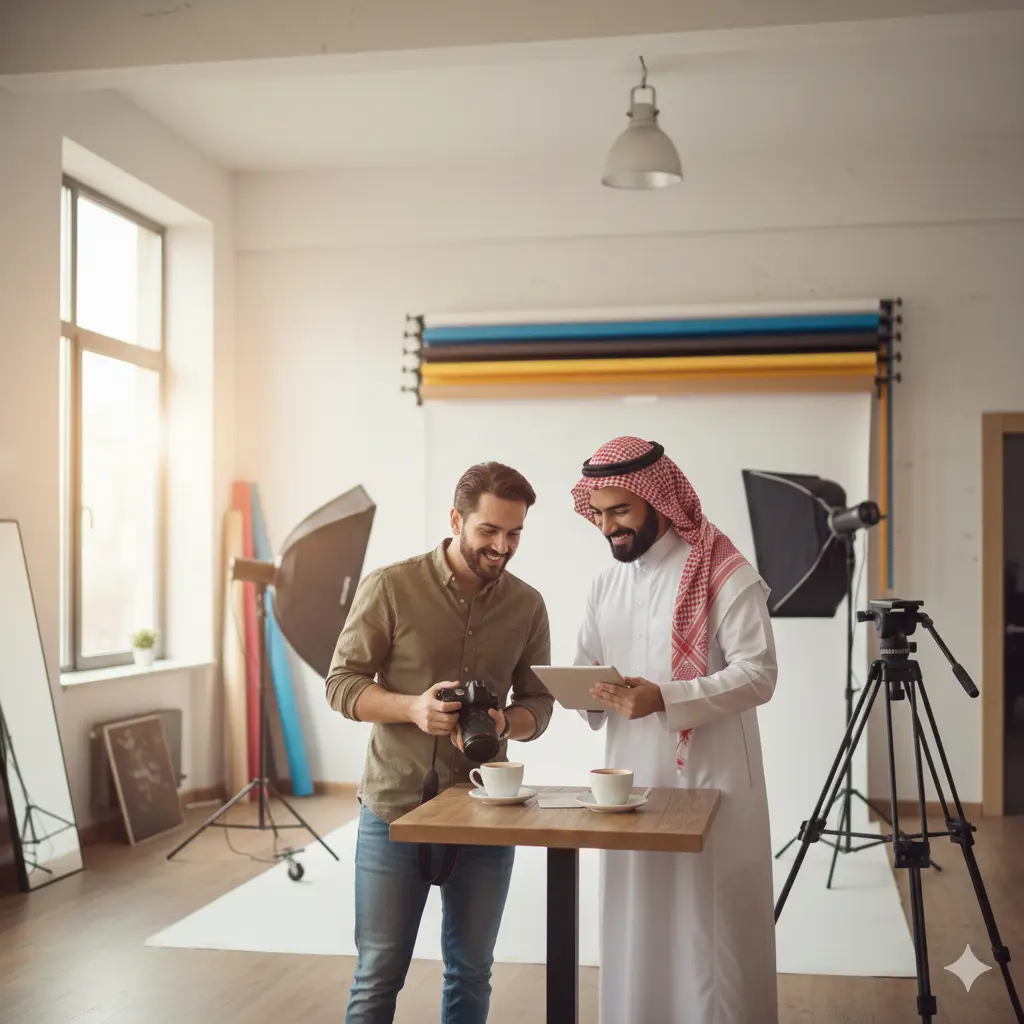 الخطوة الثالثة كيف تستلم الصور؟